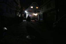Sankt Martin Laternenumzug durch die Stadt (Foto: Karl-Franz Thiede)